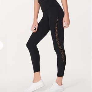 Lululemon meant to move 7/8 tight. Flocked